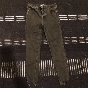 Madewell Black High Rise Jeans